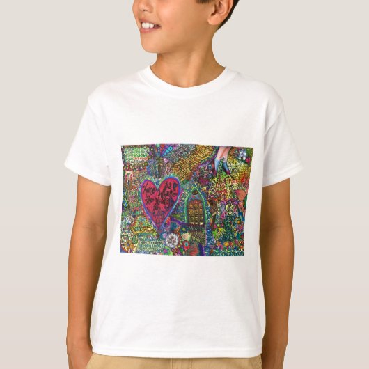 Zuhause ist dort, wo das Herz ist T-Shirt (Vorderseite)