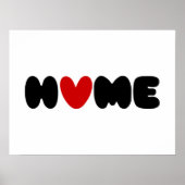 Zuhause ist dort, wo das Herz Poster ist (Vorne)