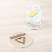 Zuhause ist dort, wo das Herz Untersetzer ist (Seite)