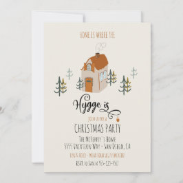 Zuhause ist dort, wo das Hygge-Party ist Einladung