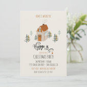 Zuhause ist dort, wo das Hygge-Party ist Einladung (Stehend Vorderseite)