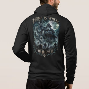 Zuhause ist dort, wo das Spukhaus spukt Kapuzenpul Hoodie