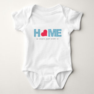 Zuhause ist dort, wo deine Mutter ist Baby Strampler