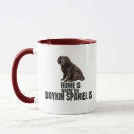 Zuhause ist dort, wo der Boykin Spaniel ist Kaffee Tasse