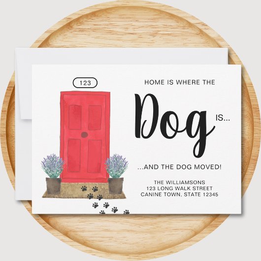 Zuhause ist dort, wo der Hund sich bewegt Ankündigung