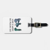 Zuhause ist dort, wo die Tauben sind Gepäckanhänger (Vorderseite horizontal)