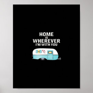 Zuhause ist dort, wo ich mit dir bin Klassischer h Poster