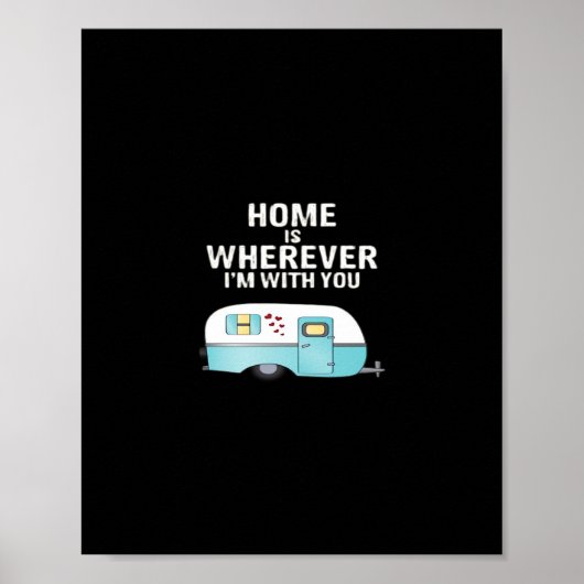 Zuhause ist dort, wo ich mit dir bin Klassischer h Poster (Vorne)