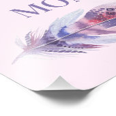 Zuhause ist dort, wo Ihre Mama ist | Fotodruck (Ecke)