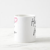 Zuhause ist dort, wo Ihre Mama ist Kaffeetasse (Mittel)