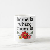 Zuhause ist dort, wo Mama ist Kaffeetasse (Mittel)
