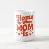 Zuhause ist dort, wo Mama ist Kaffeetasse (Mittel)