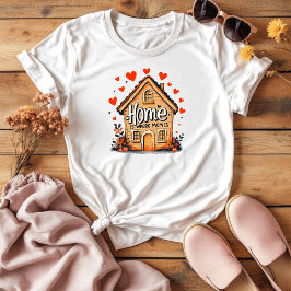 Zuhause ist dort, wo Mama ist | Muttertag T-Shirt