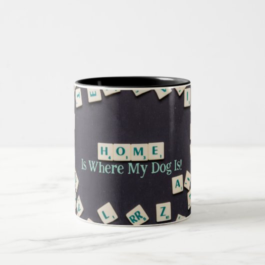 Zuhause ist dort, wo mein Hund ist - Tasse (Mittel)