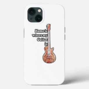 Zuhause ist dort, wo meine Gitarre ist. Vintage br Case-Mate iPhone Hülle