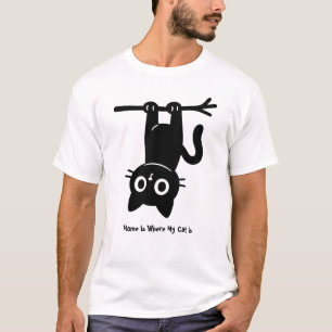Zuhause ist dort, wo meine Katze ist T-Shirt