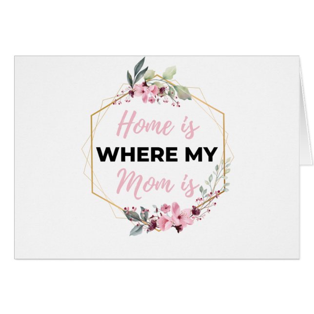 Zuhause ist dort, wo meine Mama schwarz ist (Vorderseite (Horizontal))