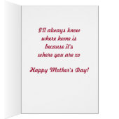 Zuhause ist dort, wo Sie MD-Karte haben (Innen (Rechts))