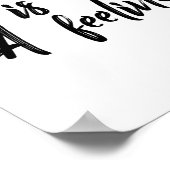 Zuhause ist ein Gefühl-Zitat Poster (Ecke)