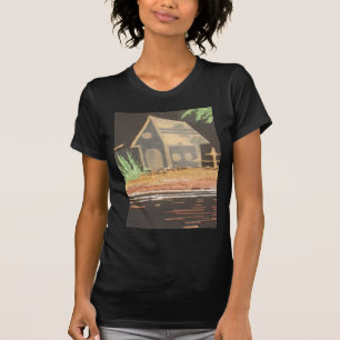 Zuhause ist es doch am schönsten Kunstprint T-Shirt