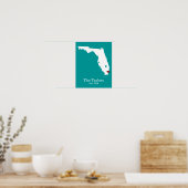 Zuhause ist Ihr Herz - Florida Poster (Küche)