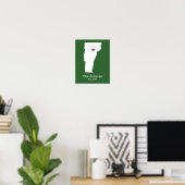 Zuhause ist Ihr Herz - Vermont Poster (Heimbüro)