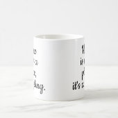 Zuhause ist kein Ort, sondern ein Gefühl Kaffeetasse (Mittel)