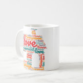 Zuhause ist Liebe Kaffeetasse (Vorderseite Links)