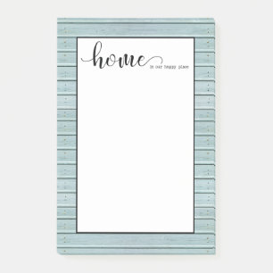 Zuhause ist mein glücklicher Ort Post-it Klebezettel