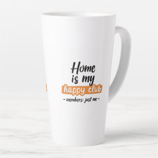 Zuhause ist mein Happy Club - ein Introvertierter Milchtasse