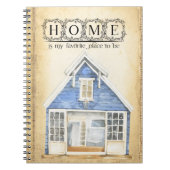 Zuhause ist mein Lieblingsplatz Notizblock (Vorderseite)