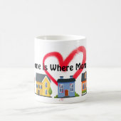 Zuhause ist meine Mama Tasse (Mittel)