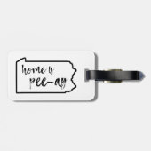 Zuhause ist Pee-Ay Pennsylvania Gepäckanhänger (Rückseite horizontal)