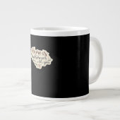 Zuhause ist überall dort, wo ich mit dir bin - gem Jumbo-Tasse (Vorderseite Rechts)