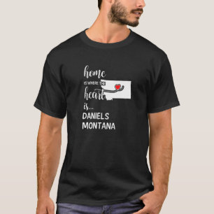 Zuhause ist, wo das Herz ist Daniels Landkreis Mon T-Shirt