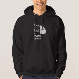 Zuhause ist, wo das Herz ist Fayette Landkreis Geo Hoodie