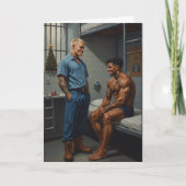 Zuhause ist, wo das Herz ist: Homosexuelle Weihnac Karte (Vorderseite)