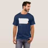 Zuhause ist, wo das Herz ist - Pennsylvania T-Shirt (Vorne ganz)