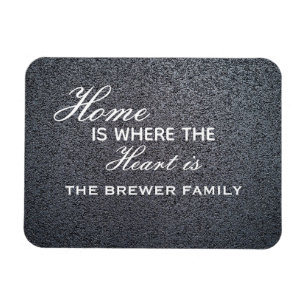Zuhause ist, wo das Herz ist Personalisiert Magnet