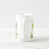 Zuhause ist, wo das Herz ist Porzellantasse (Rückseite)