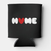 Zuhause ist, wo das Herz kann kühler. Dosenkühler (Vorderseite)