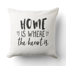 Zuhause ist, wo das Herz Typografie ist