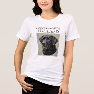 Zuhause ist, wo das Lab ist – Künstlerischer schwa Tri-Blend Shirt