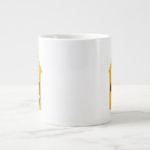 Zuhause ist, wo der Hund ist Jumbo-Tasse (Vorderseite)