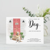 Zuhause ist, wo der Hund ist, wo wir uns bewegt ha Ankündigung (Stehend Vorderseite)