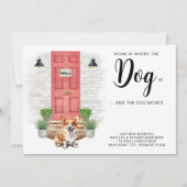 Zuhause ist, wo der Hund ist, wo wir uns bewegt ha Ankündigung (Vorderseite)