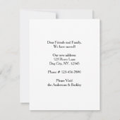 Zuhause ist, wo der Hund ist, wo wir uns bewegt ha Ankündigung (Rückseite)