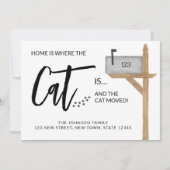 Zuhause ist, wo die Katze ist, dass wir Katzenbewe Ankündigung (Vorderseite)