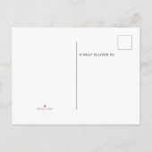 Zuhause ist, wo die Katze ist, dass wir Katzenbewe Ankündigungspostkarte (Rückseite)