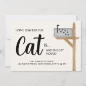Zuhause ist, wo die Katze ist, haben wir die Katze Ankündigung (Vorderseite)
